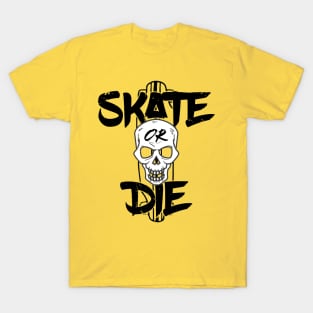 Skateboard And Skull 2 T-Shirt